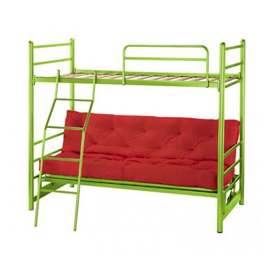 Camarote futn 1 y 1,5 plazas pistacho rojo