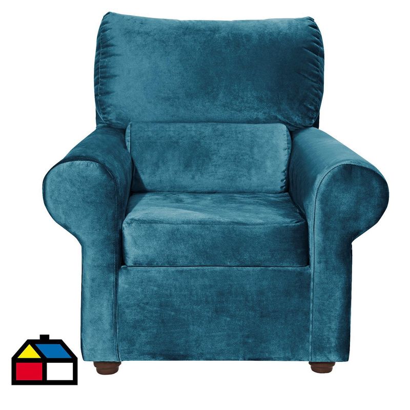 MASEL - Sillón 1 cuerpo MSBC1C9527 95x100x90 cm Petróleo