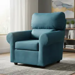 MASEL - Sillón 1 cuerpo MSBC1C9527 95x100x90 cm Azul