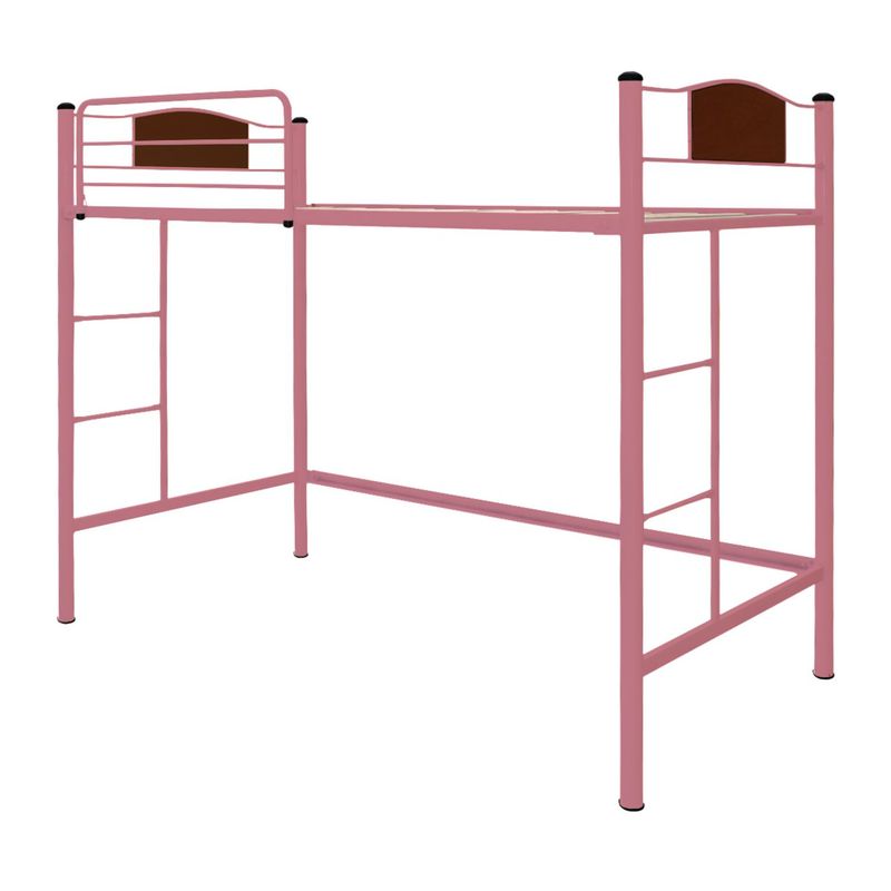 GENERICO - Cama alta Child 1,5 plaza rosado