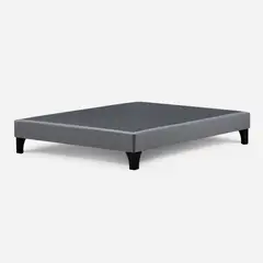 ROSEN - Set Base Cama Base Gris 2 plazas Gris