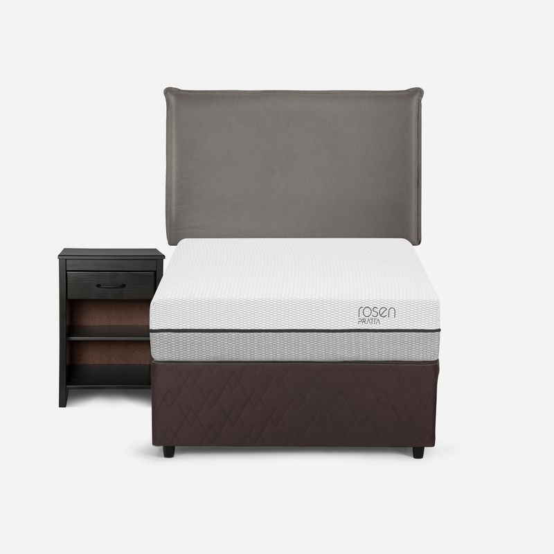 ROSEN - Diván 1.5 plazas Divan Pratta Gris