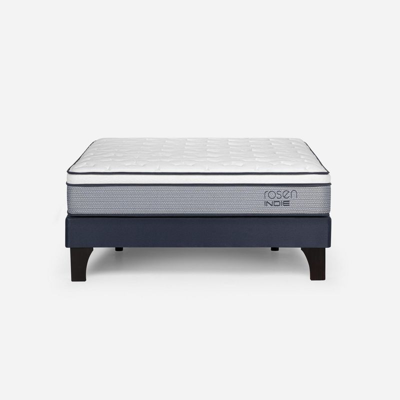 ROSEN - Cama 2 Plazas Europea Indie Azul