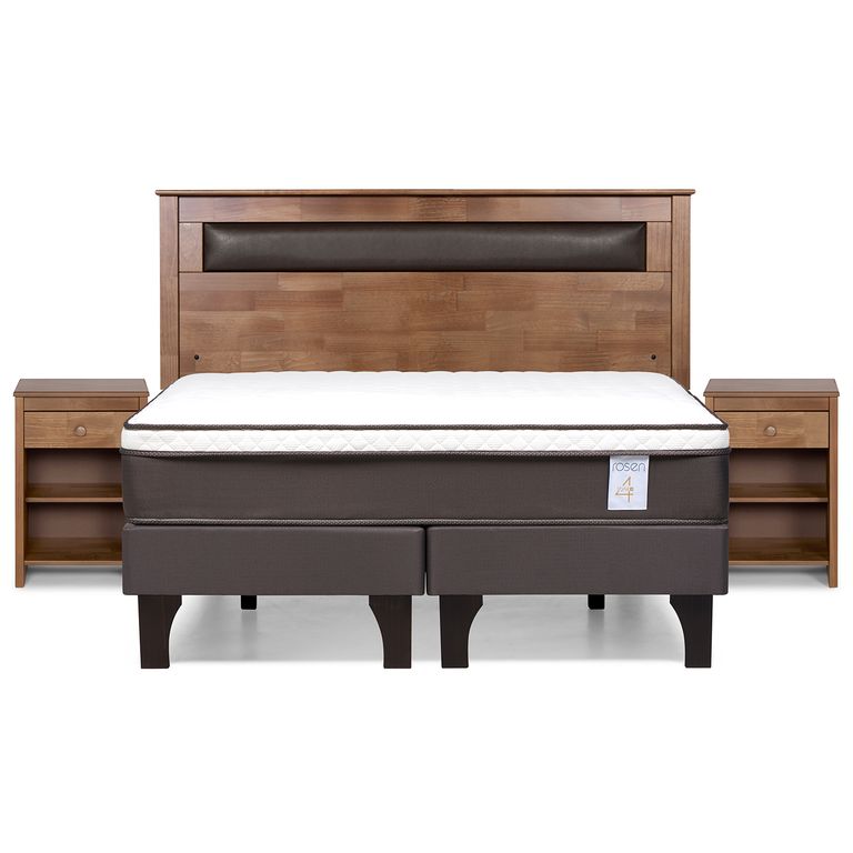 ROSEN Cama New Style 4 Plus 2 Plazas Bd Fe