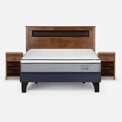 ROSEN - Cama 2 plazas Indie Azul