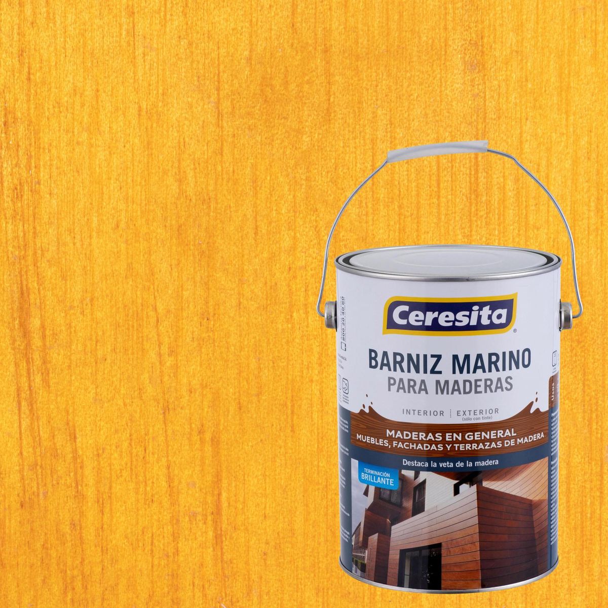 CERESITA - Barniz Marino Brillante 1 galón(es) Maple