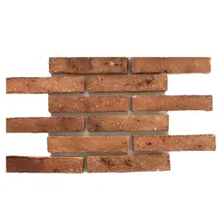 CERAMICAS TORO - Malla Enchape 40x70 cm Mallarustic Café 0.64 m2