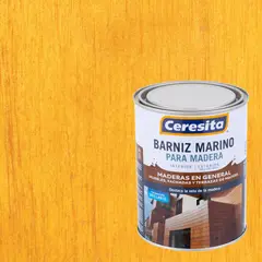 CERESITA - Barniz Marino Brillante 0.25 galón(es) Maple