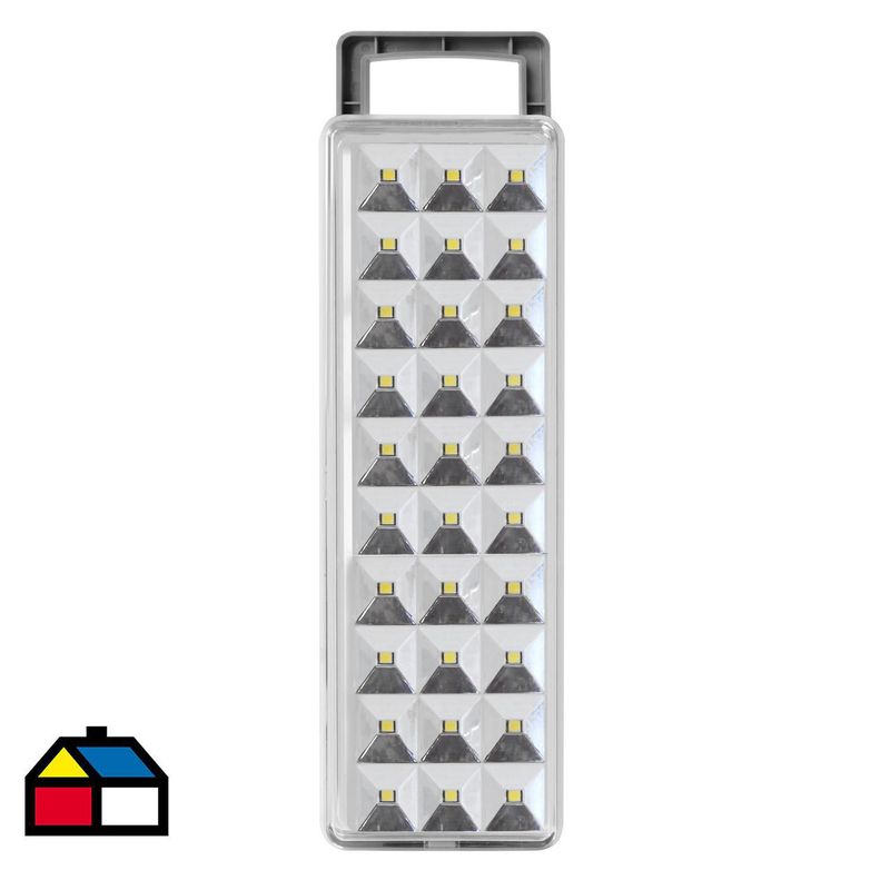 POWERLAB - Lámpara de emergencia automática 30 led 8 h