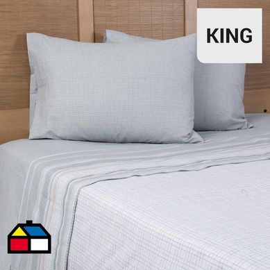 Sbana estampada 144 Hilos King Parma