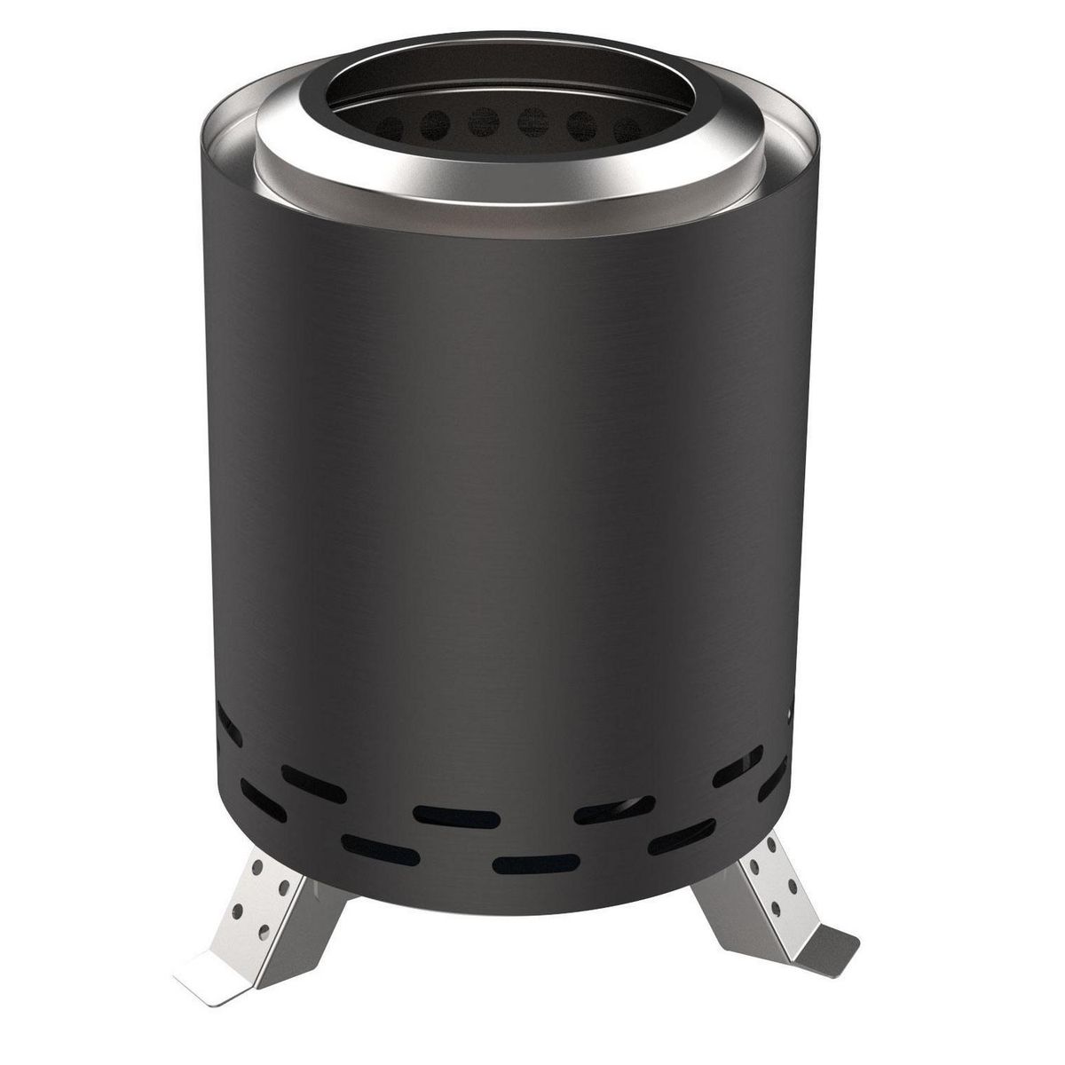 COMBI - Fogón de Patio a Pellet<multisep/>Leña Acero Negro