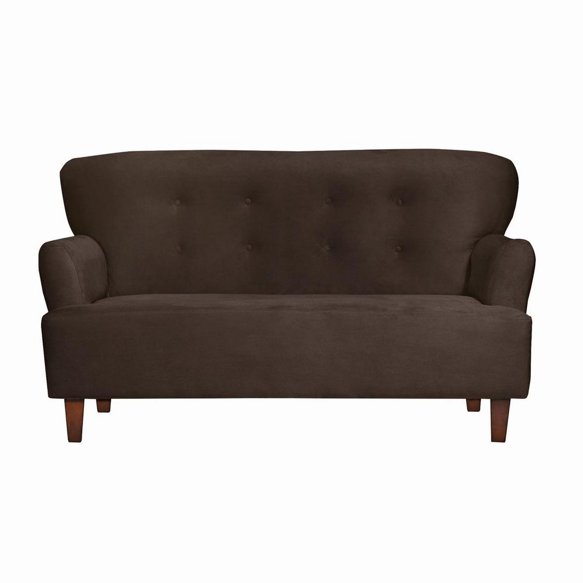 MASEL - Sofá 2 cuerpos MSOYOF2C70 150x95x80 cm Café