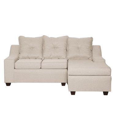 Seccional 3 cuerpos Viena Derecho tela Beige
