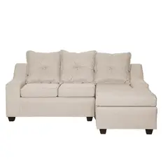 MASEL - Sofá Seccional 3 cuerpos MSVI3DT72 155x90x195 cm Beige