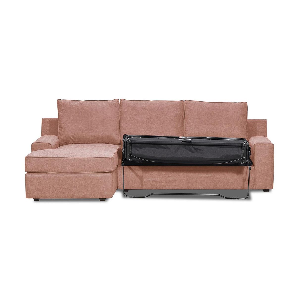 INTERMUEBLES - Seccional cama Burano izquierdo 133 cm rosa
