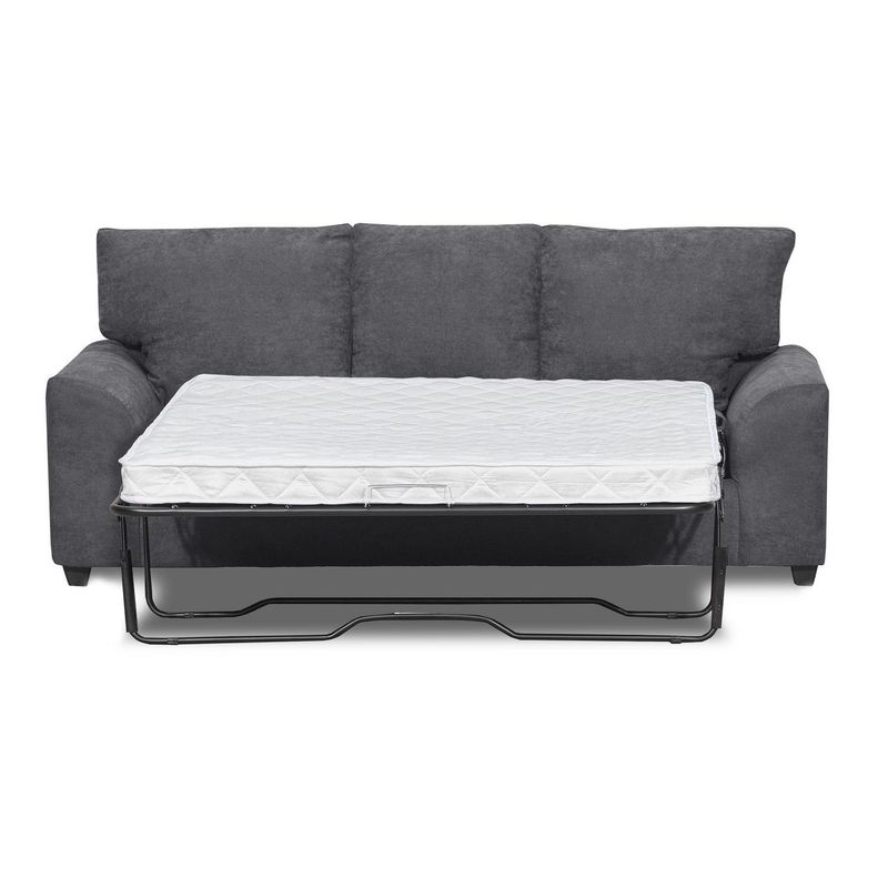 INNOVAMUEBLES - Sofá cama Manhattan 155 cm Tela gris