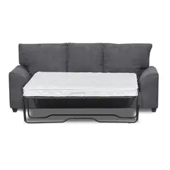 INNOVAMUEBLES - Sofá cama Manhattan 155 cm Tela gris