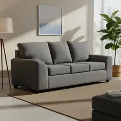 INTERMUEBLES - Sofá cama Manhattan 155 cm Tela gris