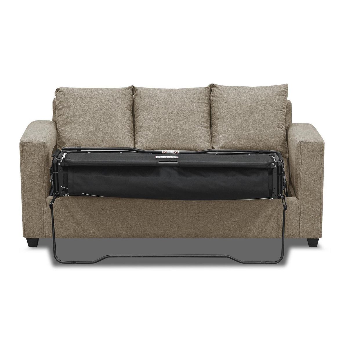 INTERMUEBLES - Sofá cama Marco 133 cm tela beige