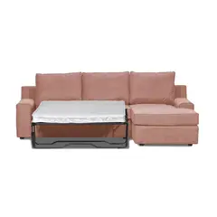 INNOVAMUEBLES - Seccional cama Burano derecho 133 cm rosa