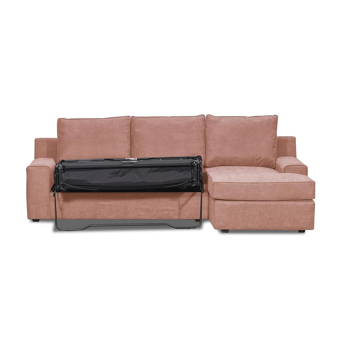 INTERMUEBLES - Seccional cama Burano derecho 133 cm rosa