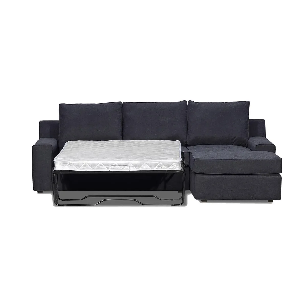 INTERMUEBLES - Seccional cama Burano derecho 133 cm negro
