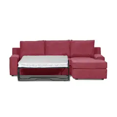 INNOVAMUEBLES - Seccional cama Burano derecho 133 cm burdeo