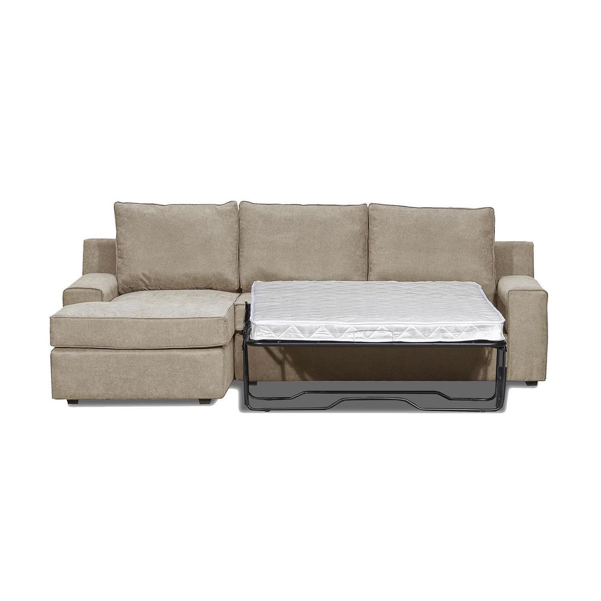 INTERMUEBLES - Seccional cama Burano izquierdo 133 cm beige