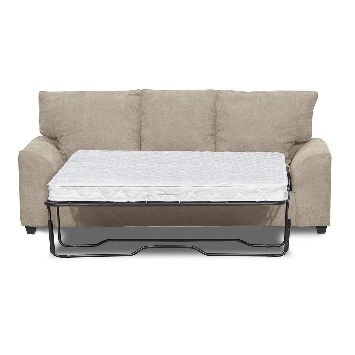 INTERMUEBLES - Sofá cama Manhattan 155 cm Tela arena