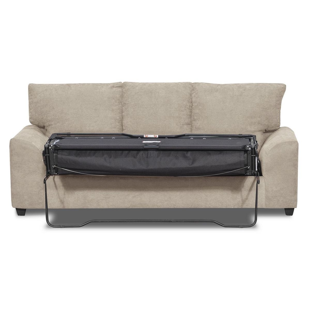 INTERMUEBLES - Sofá cama Manhattan 155 cm Tela arena