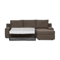 INNOVAMUEBLES - Seccional cama Burano derecho 133 cm chocolate