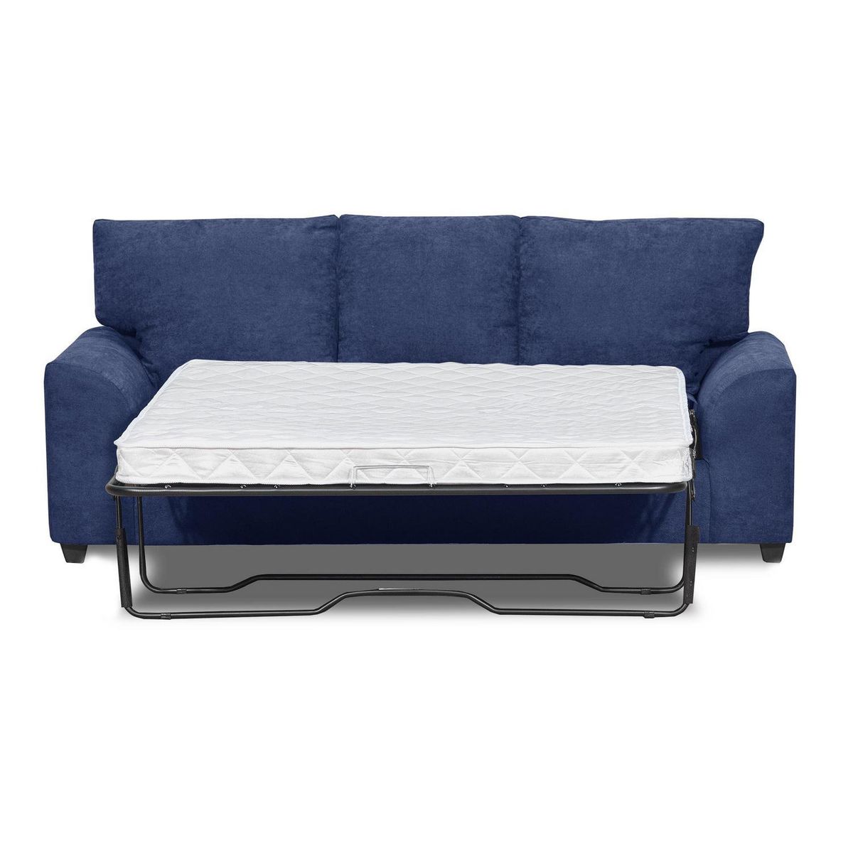 INTERMUEBLES - Sofá cama Manhattan 155 cm Tela azul
