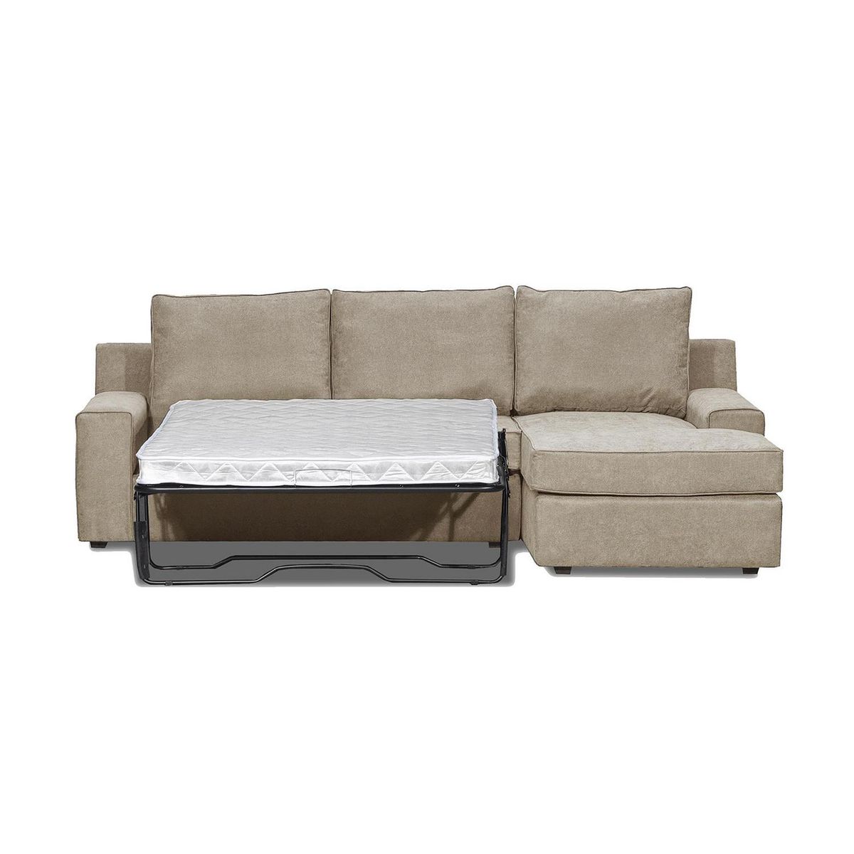 INTERMUEBLES - Seccional cama Burano derecho 133 cm beige