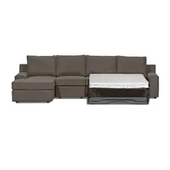 INNOVAMUEBLES - Seccional cama Burano Xl izquierdo 133 cm chocolate