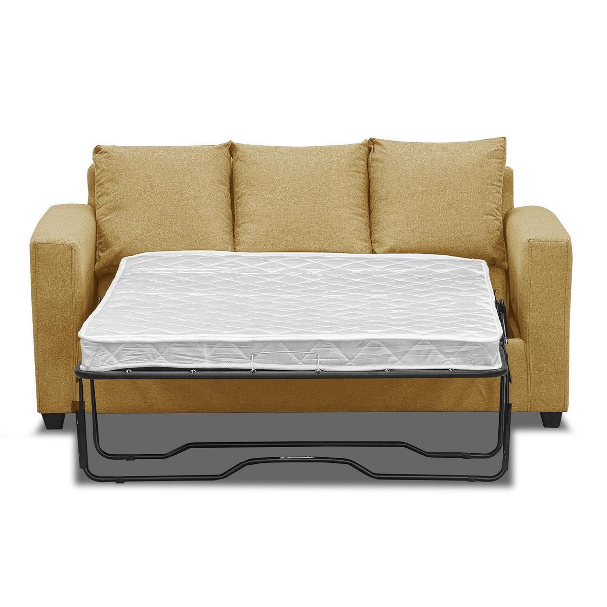 INTERMUEBLES - Sofá cama Marco 133 cm tela oro