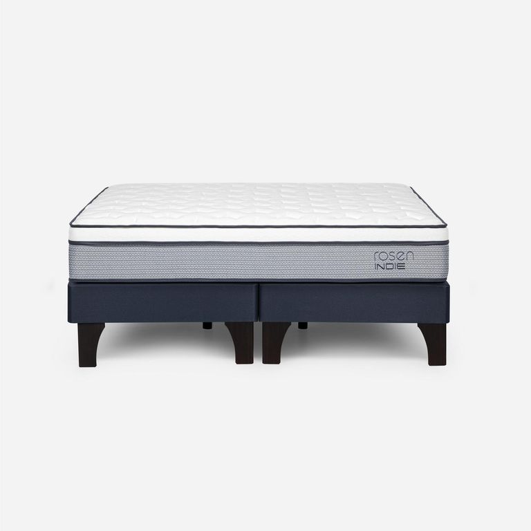 ROSEN Cama Super king Europea Indie Azul