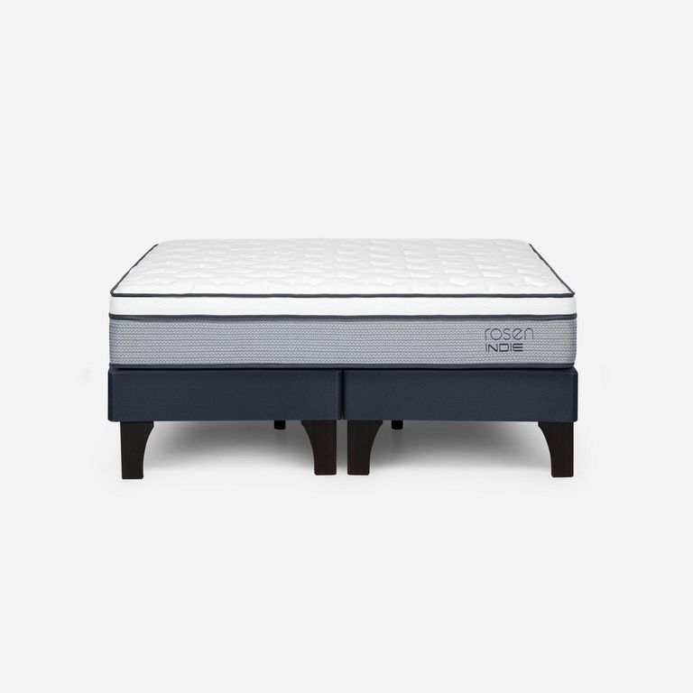 ROSEN Cama King Europea Indie Azul