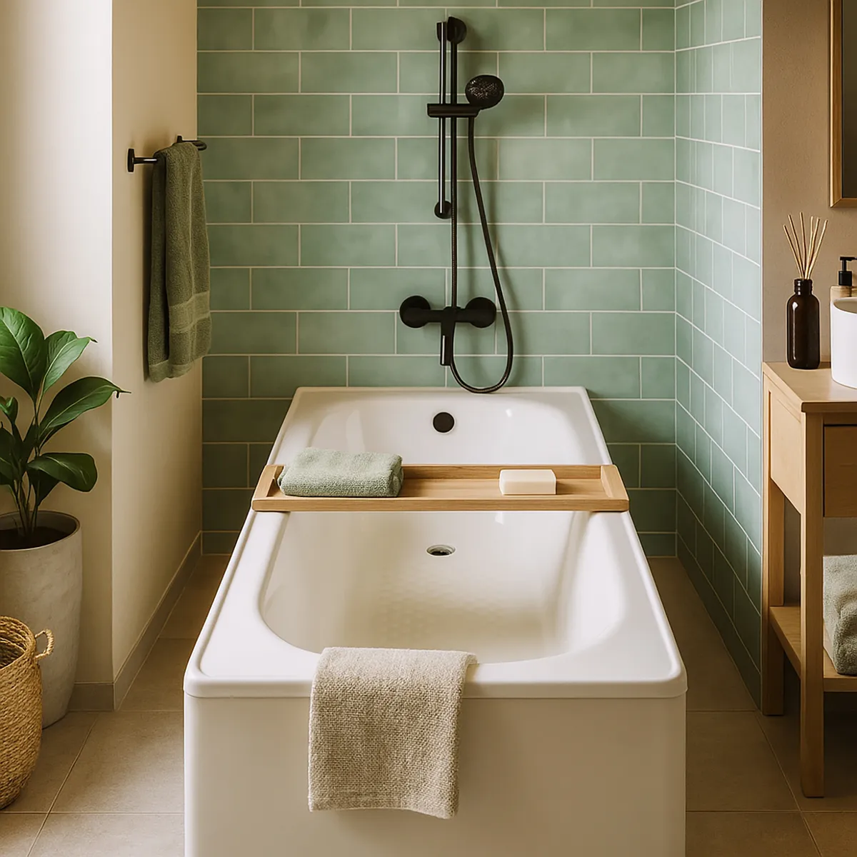 STRETTO - Tina con Antideslizante 70x140 cm Rectangular Acero Esmaltado