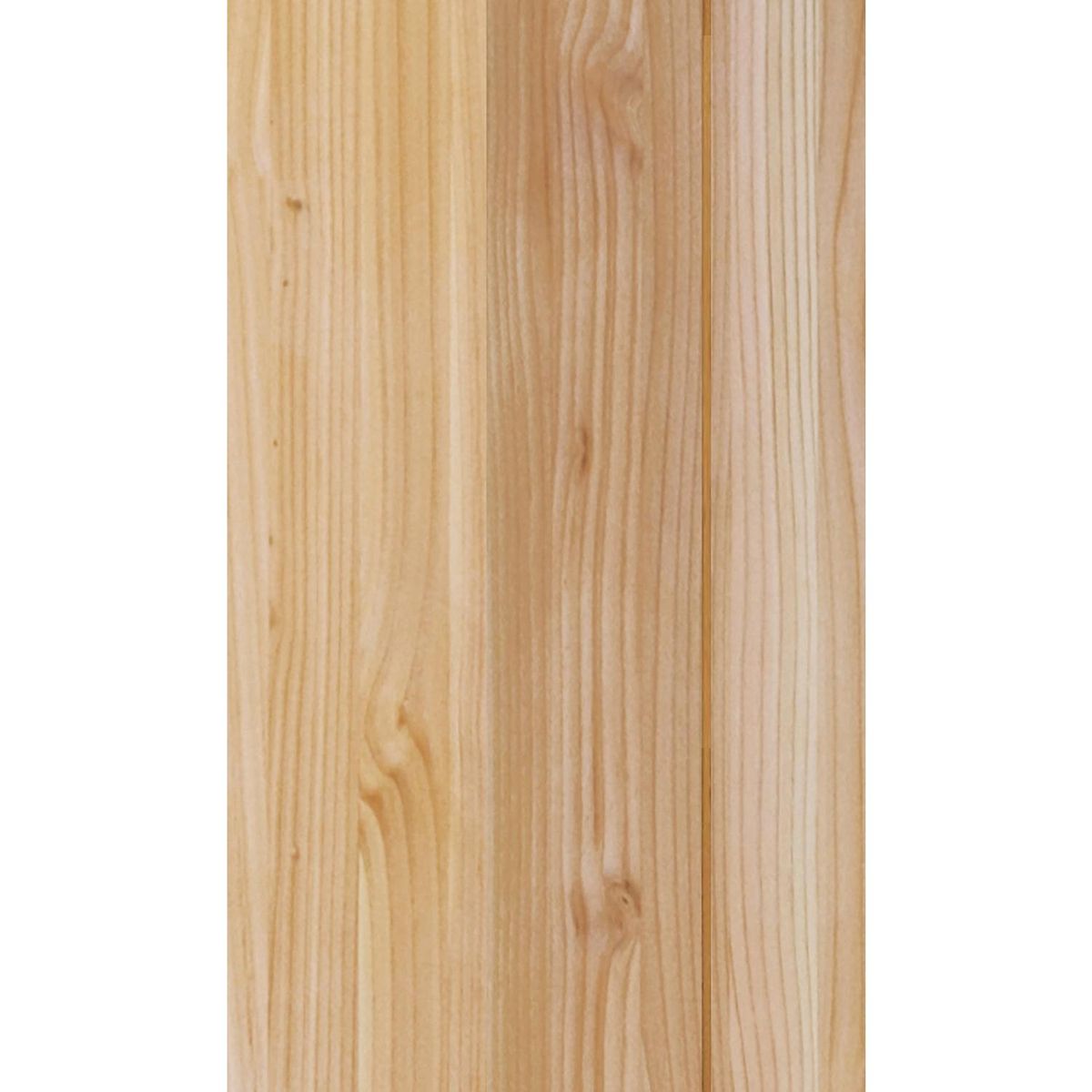 HOLZTEK - Puerta Exterior Madera pino oregón Modelo 4 Natural