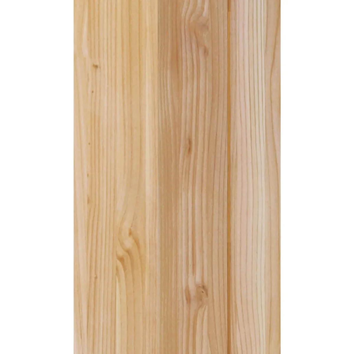 HOLZTEK - Puerta Exterior Madera pino oregón 100x200 cm Modelo 5 Natural