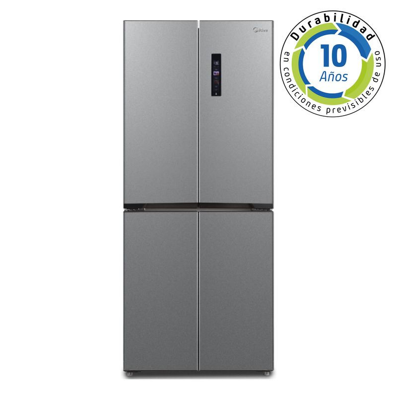 MIDEA Refrigerador Multidoor No Frost 396 Litros Inox MDRM554MTE50