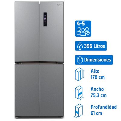 Midea Refrigerador Multidoor No Frost 350 Litros