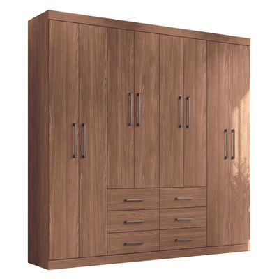 Imagen 2 del producto Clóset Liverpool 8 Puerta(s) 6 Cajón(es) 11 Repisa(s) 212x210x46.3 cm Café