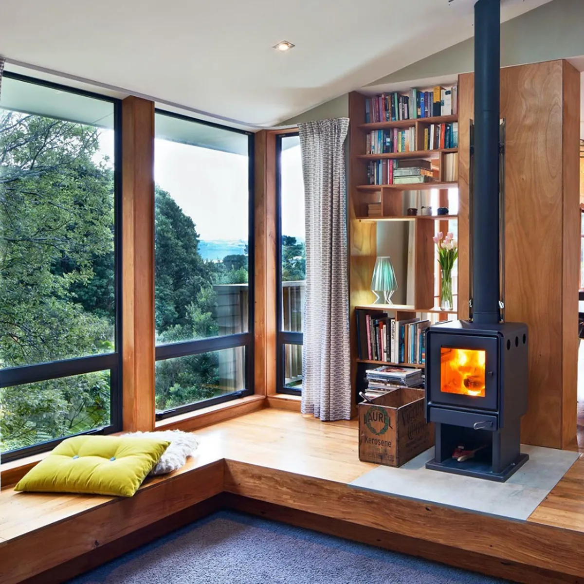 BOSCA - Estufa Leña Limit 360/Kit Instalación 