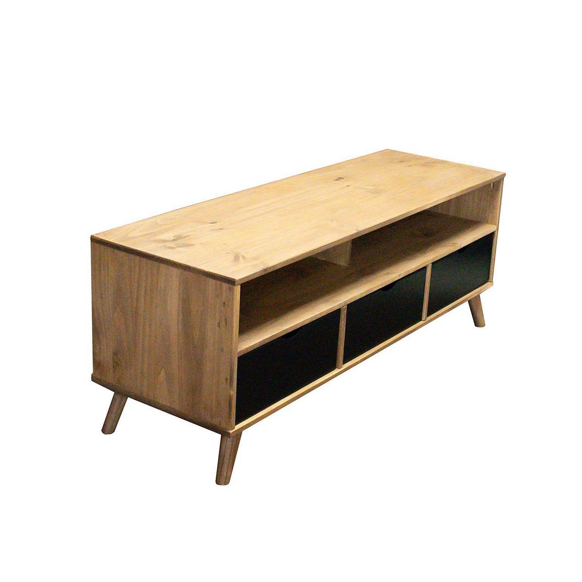 VEKKAHOME - Rack Berlin Dark 3 cajones