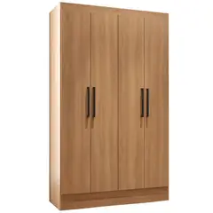 ROCA - Clóset Ámbar 4 Puerta(s) 4 Repisa(s) 107xx46 cm Canela