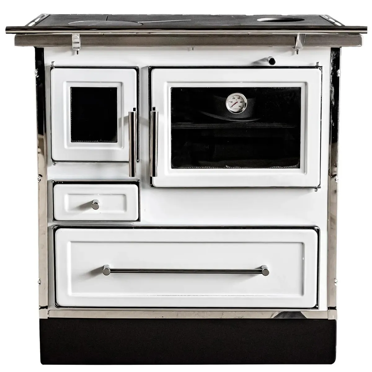 ALCAZAR - Cocina a Leña 2 Platos BLANCA COCINA A LEÑA MZ 80 BLANCA