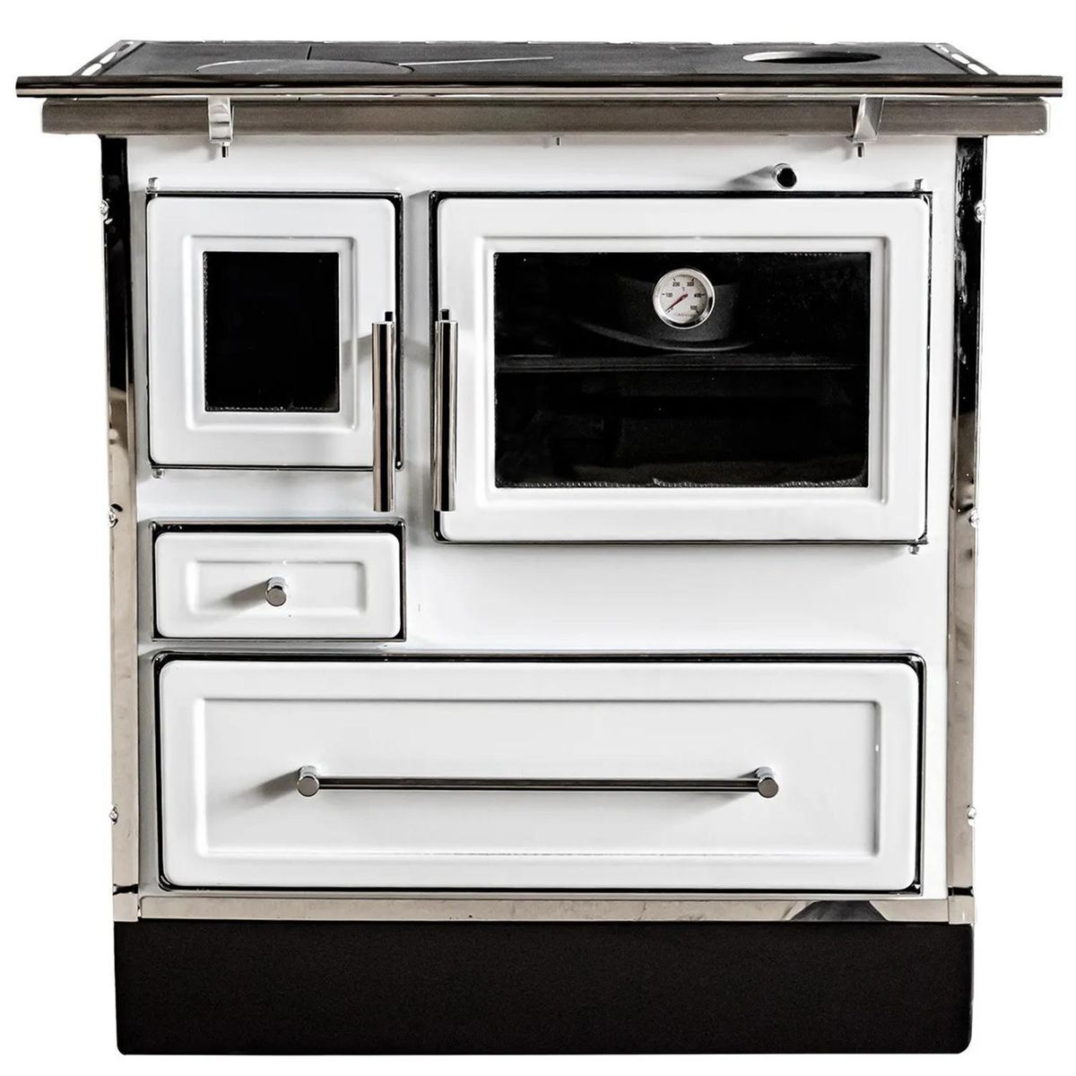 ALCAZAR - Cocina a Leña 2 Platos BLANCA COCINA A LEÑA MZ 80 BLANCA