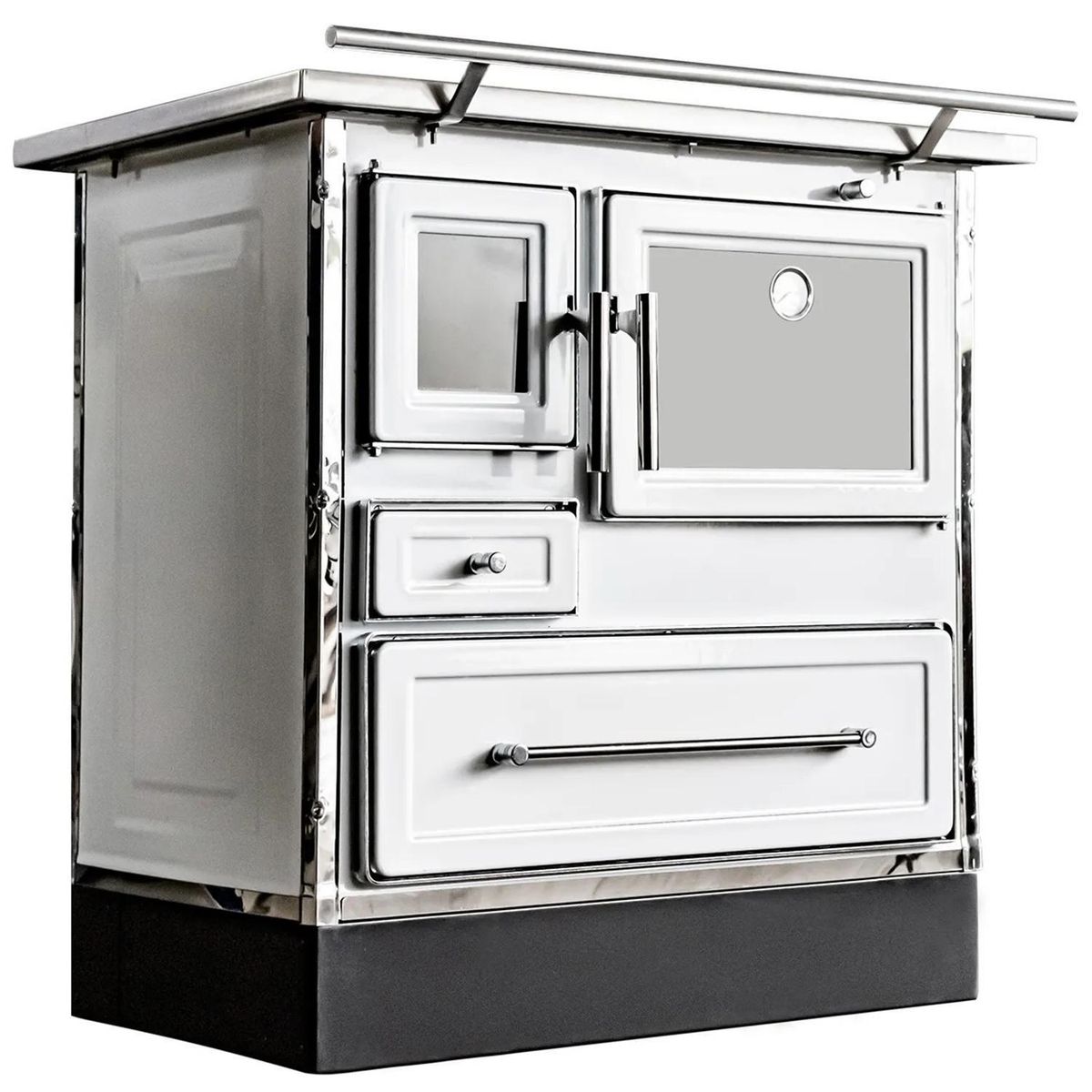 ALCAZAR - Cocina a Leña 2 Platos BLANCA COCINA A LEÑA MZ 80 BLANCA