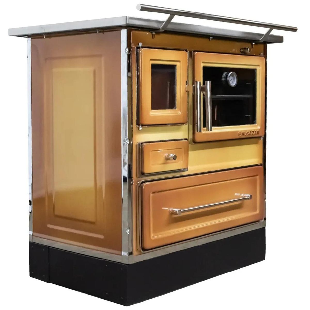 ALCAZAR - Cocina a Leña Calbuco MZ 90 Difumada